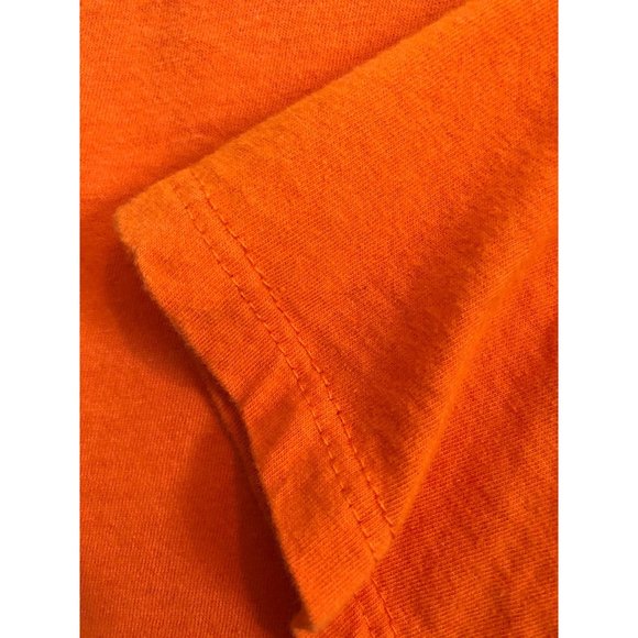 Unbranded Halloween Tee-Shirt Orange with Black Sparkly Lettering Women's Sz Lrg - Picture 6 of 8